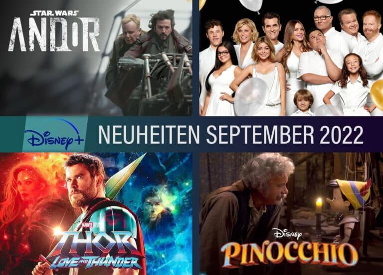 Disney+ im September 2022: Das sind die neuen Filme, Serien und mehr