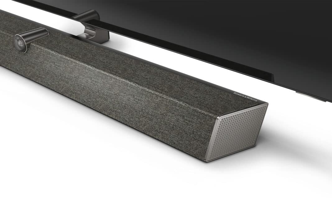 Bowers & Wilkins Soundbase des Philips OLED937+ mit 5.1.2-Klang