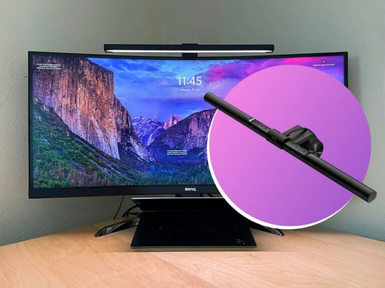 BenQ ScreenBar im Test: Intelligente Monitor-Tischlampe für Arbeit und Gaming
