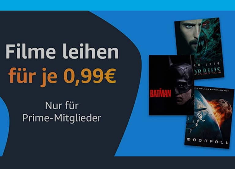 ‚The Batman‘, ‚Morbius‘, ‚Moonfall‘ uvm. für je nur 99 Cent leihen