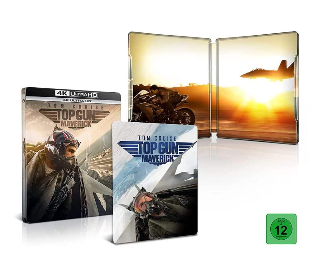 So sieht das exklusive Amazon 4K Lenticular Steelbook von Top Gun: Maverick aus