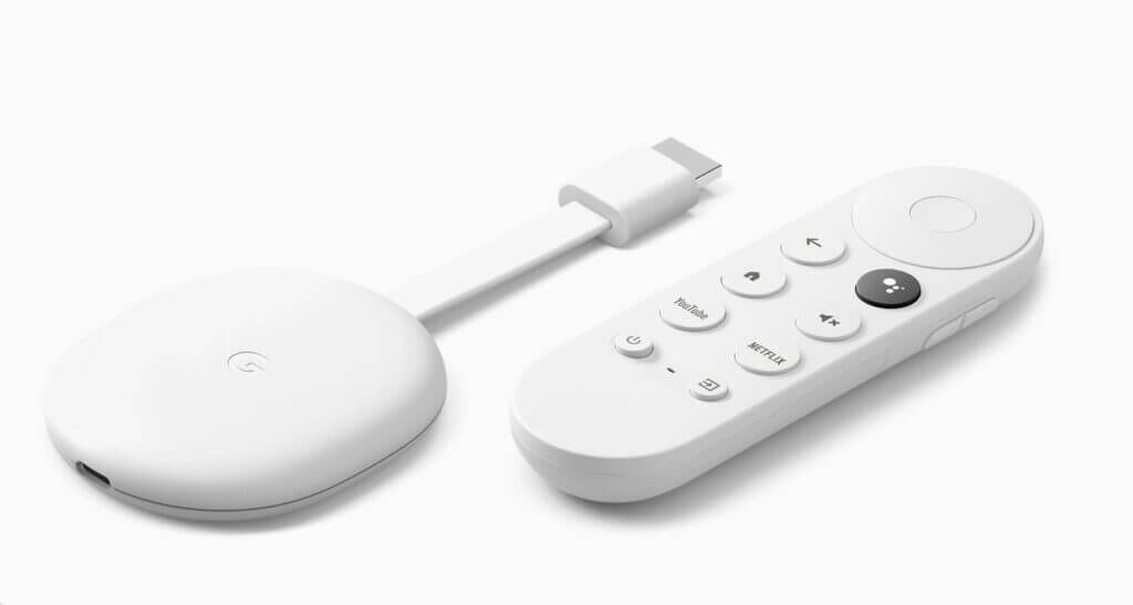 Der neue Google Chromecast mit Google TV in der HD-Version.