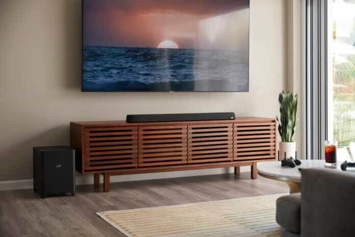 Die Soundbar Polk MagniFi Max AX SR ist das neue Flaggschiff des Herstellers.