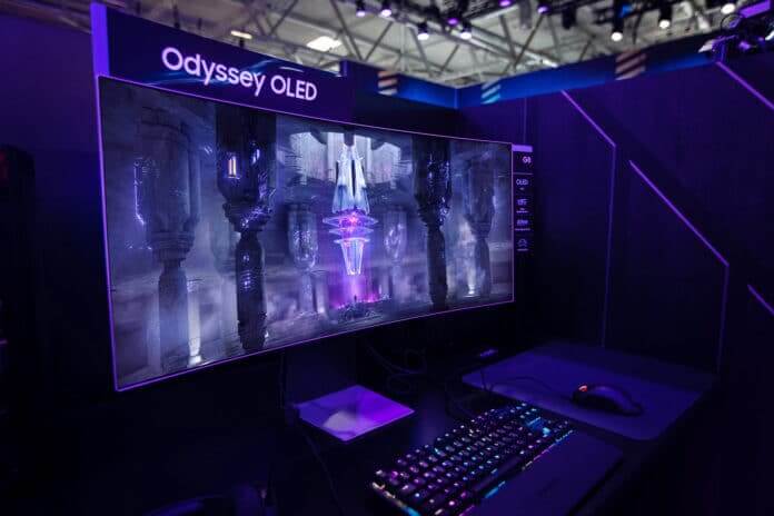Der Samsung Odyssey OLED G8 ist ein neuer Gaming-Monitor mit QD-OLED-Panel.