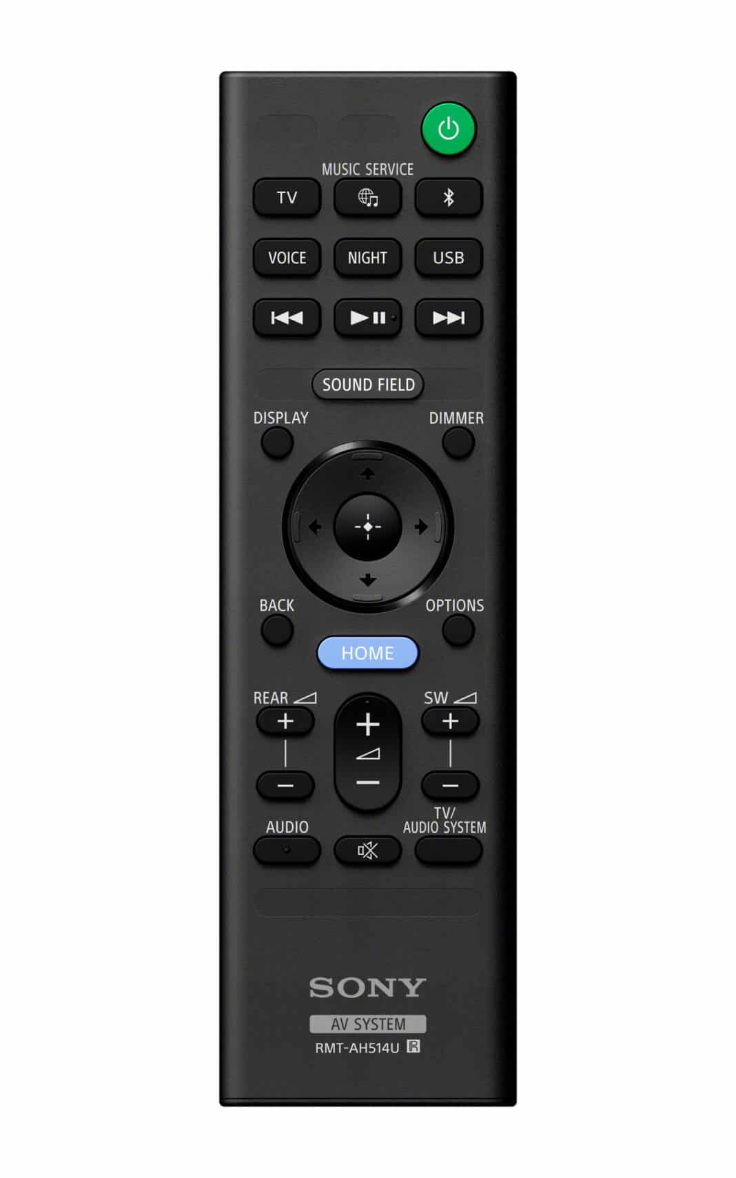 Die Fernbedienung, die im Lieferumfang enthalten ist. Steuerung per HDMI CEC funktioniert nat&uuml;rlich auch