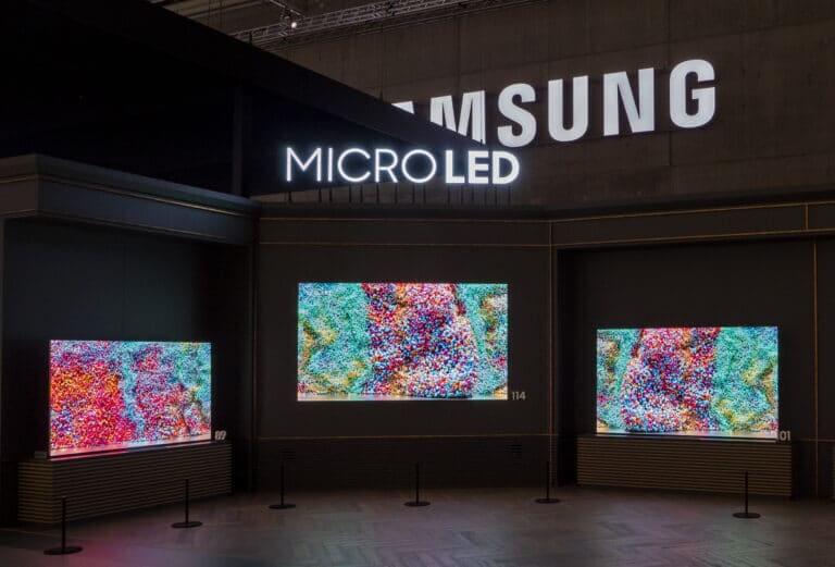 Samsungs Micro-LED Fernseher haben weiterhin mit Qualitätsproblemen zu kämpfen