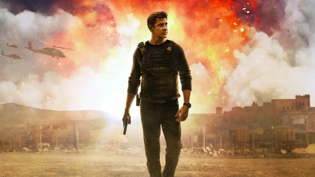 Cool Dudes never look at explosions: John Krasinski in der Rolle des Jack Ryan