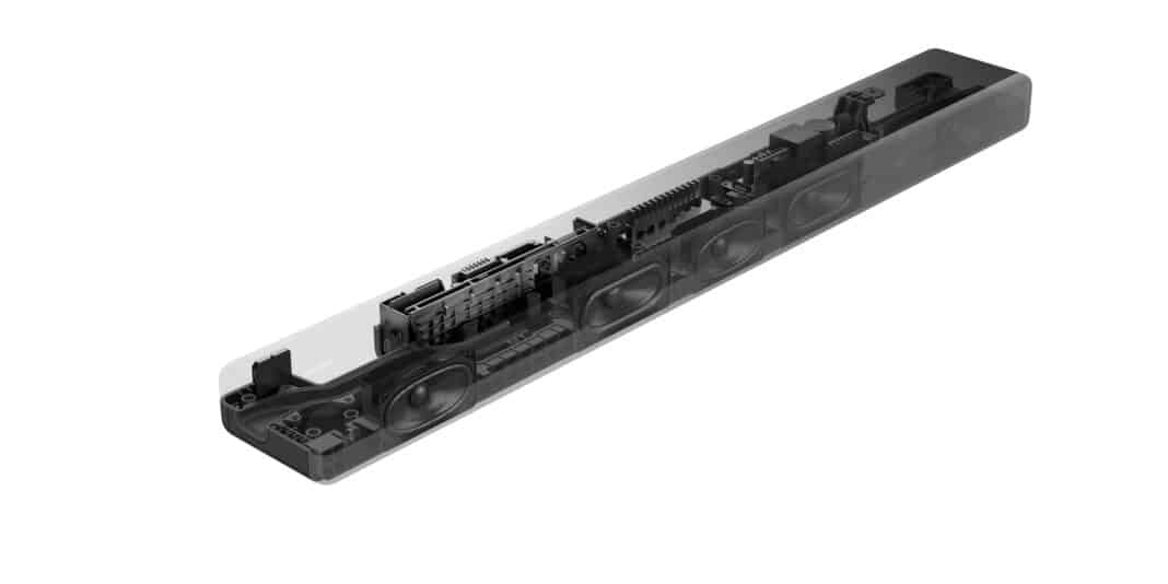 Kompakte Ma&szlig;e und trotzdem viel Technik verbaut: HT-A3000 von Sony