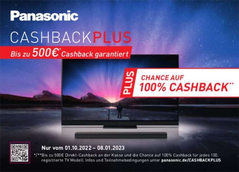 Panasonic startet Cashback-Aktion auf Fernseher und Soundbars (bis zu 100 % zurück)