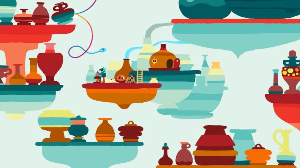 Erkunde als "Pixel-Drache" die Welt von Hohokum