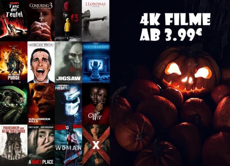 Halloween-Horror: Unzählige 4K Filme auf iTunes ab 3.99 Euro (UPDATE)