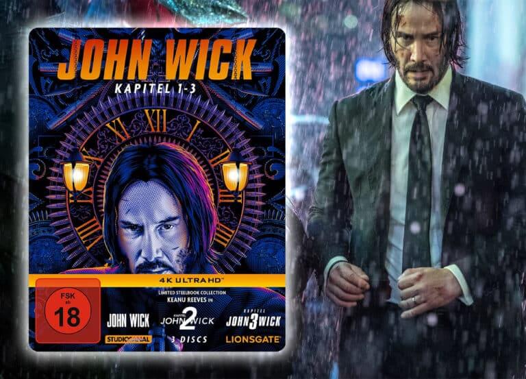 Exklusive John Wick-Trilogie erscheint als 4K Blu-ray Steelbook am 24. November 2022