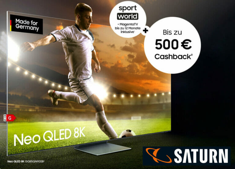 Samsung MeisterDea!s mit bis zu 500 Euro Cashback auf Fernseher