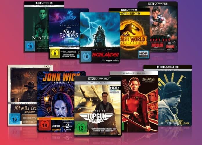 Film-Neuheiten auf 4K UHD Blu-ray im November 2022