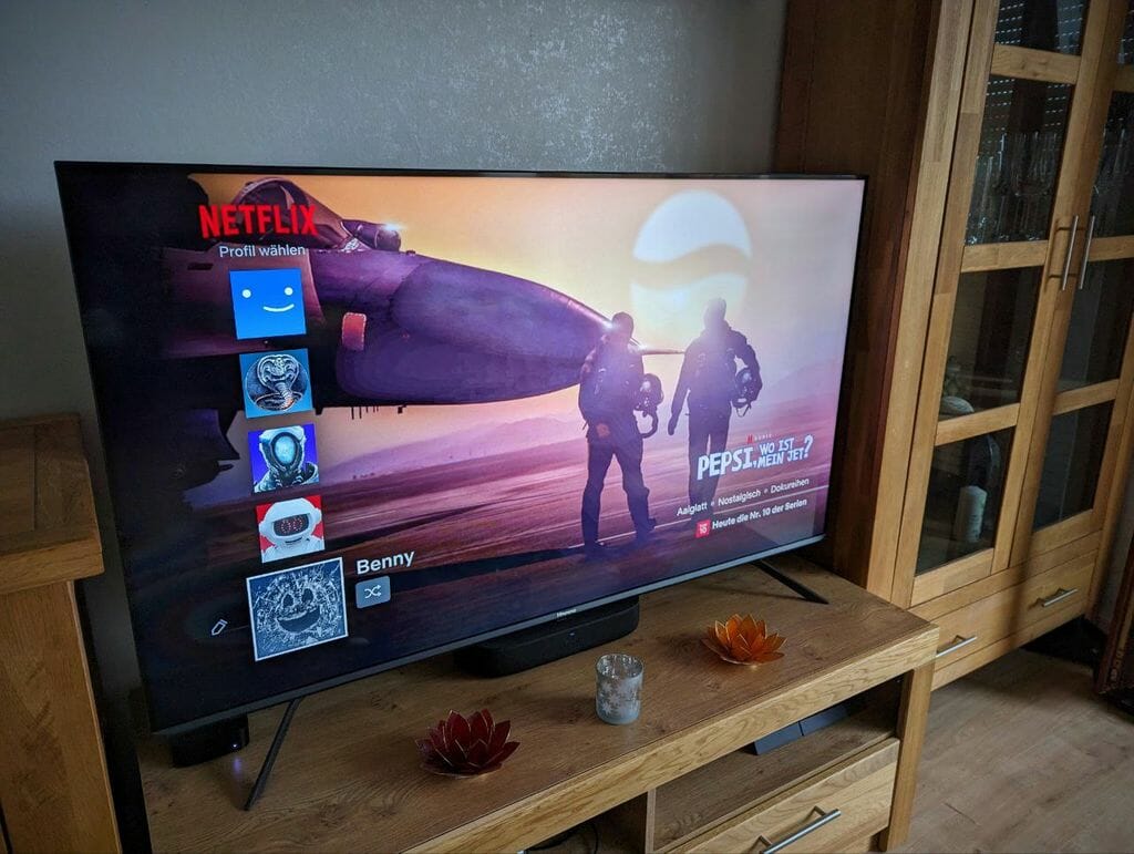 Die neue Netflix-Startseite.