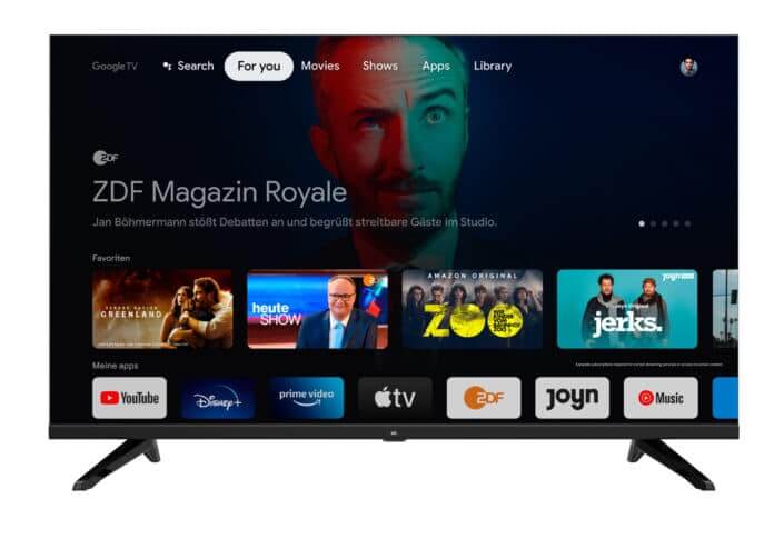 ok. bringt einen eigenen QLED-TV mit Google TV auf den Markt.