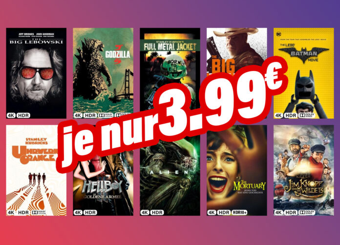 Ultra HD Filme für je nur 3.99 Euro kaufen (iTunes / Apple TV+)