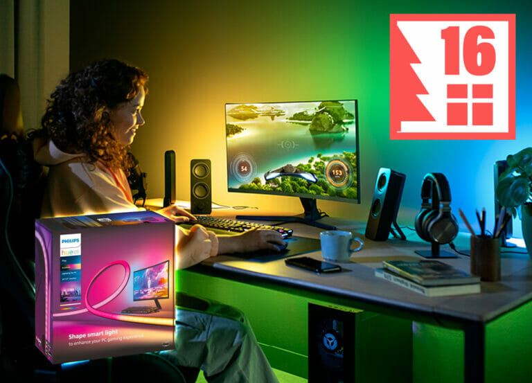 Gewinnspiel: Philips Hue Ambience Play Gradient PC Lightstrip (Ambilight für euren Monitor)