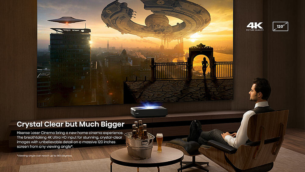Der Hisense Laser TV L5H deckt alle gängigen HDR-Standards ab.