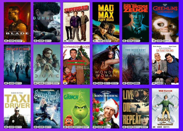 Endlich wieder UHD-Filme ab 3.99 Euro auf iTunes / Apple TV+ (inkl. Weihnachtsfilme)