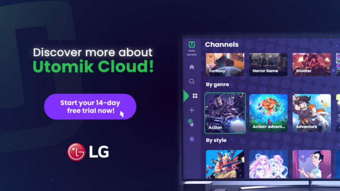 Das LG Gaming Shelf erhält Utomik Cloud.
