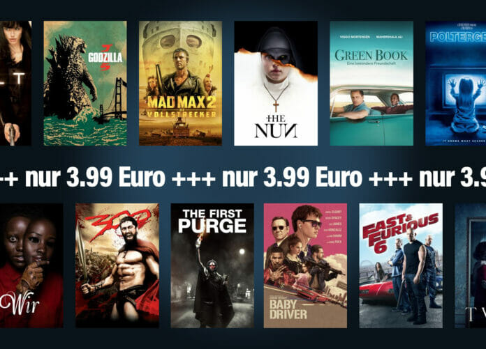 iTunes hat wieder eine günstige Auswahl an 4K Filmen im Angebot