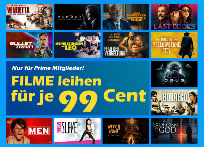 Ausgewählte Filme für je nur 99 Cent leihen - nur auf Prime Video!