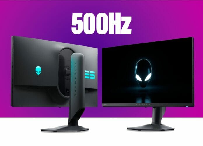 Dell präsentiert mit dem Alienware AW2524H ihren ersten 500Hz Gaming-Monitor