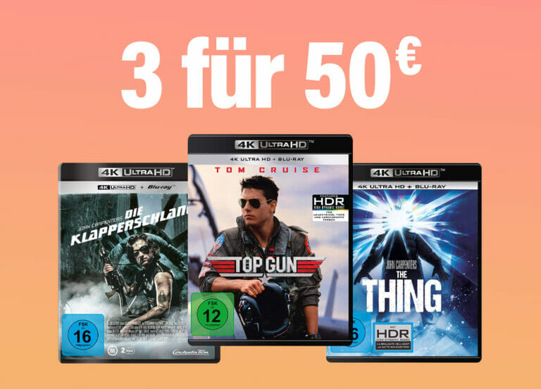 Wählt aus 115 Titeln: Drei 4K UHD Blu-rays für nur 50 Euro!