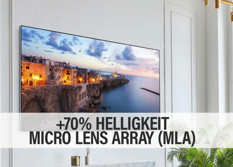 Neuer G3 2023 OLED TV ist bis zu 70% heller dank Microlinsen-Technologie
