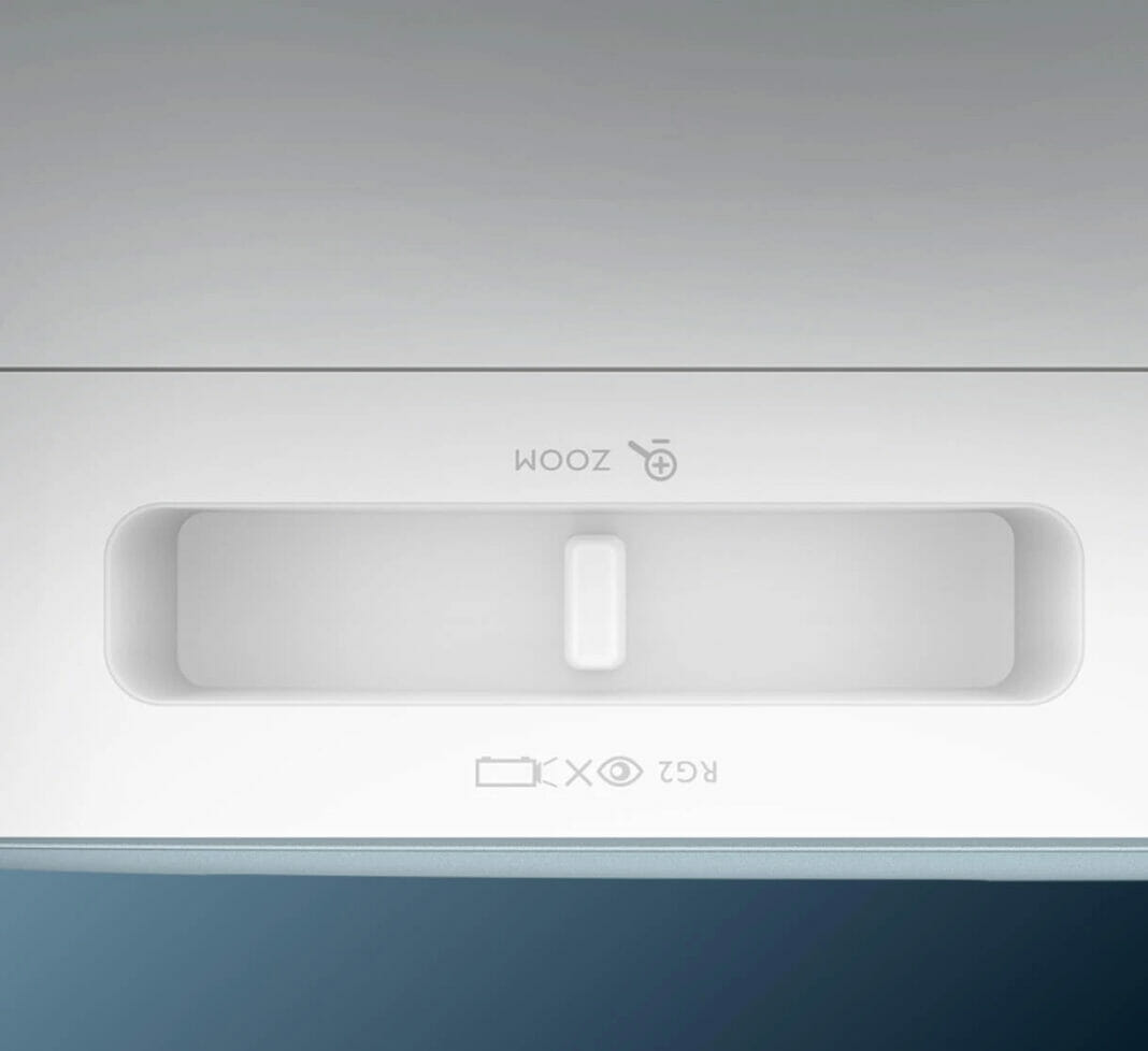 Zoom-Regler auf der Oberseite des BenQ GP500