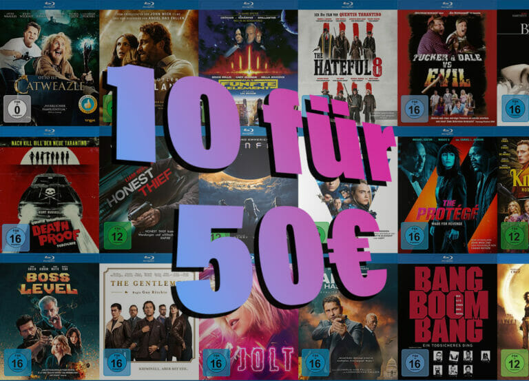 Wählt aus über 700 Filmen: 10 Blu-rays zum Vorteilspreis von nur 50 Euro!