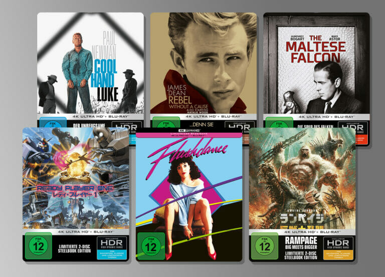 Neue 4K Blu-ray Steelbooks im April 2023 (Flashdance, Ready Player One uvm.)