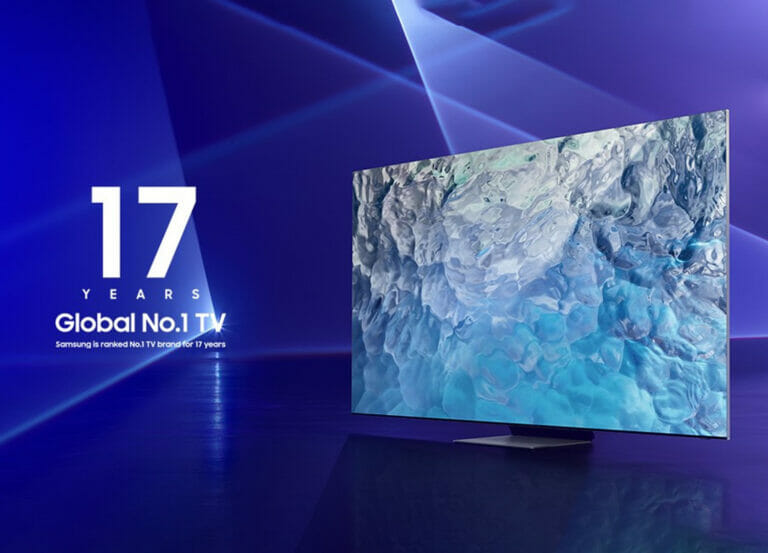 Samsung ist seit 17 Jahren in Folge TV-Weltmarktführer