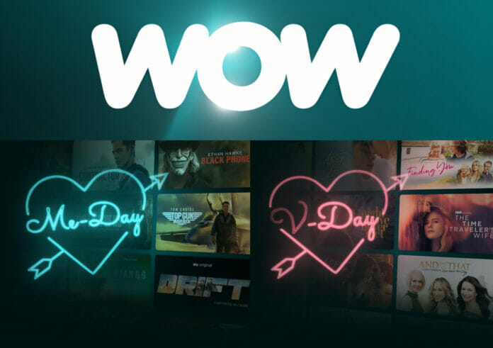 Valentingstags-Deals auf WOW Streaming, jetzt bis zu 50 Prozent günstiger!