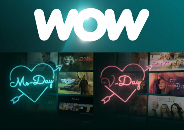WOW Streaming bis zu 50 Prozent günstiger in den Valentinstags-Angeboten!