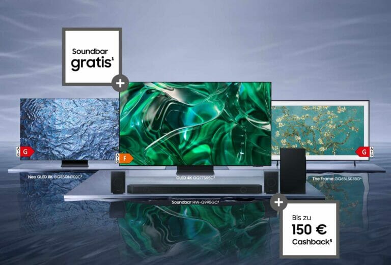 Samsung TVs 2023: Vorbesteller erhalten eine Soundbar gratis