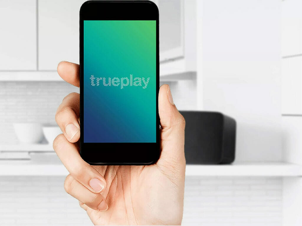 Trueplay kann mit den meisten Sonos Lautsprechern nur in Verbindung mit einem Smartphone genutzt werden