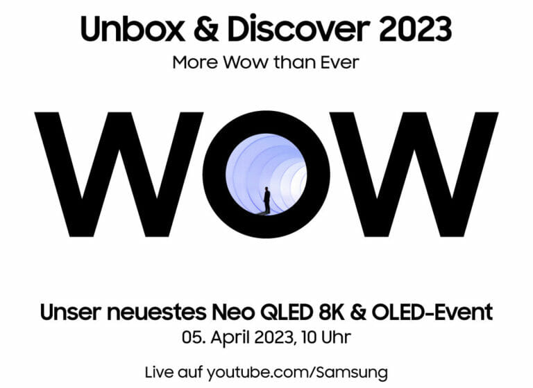 Samsung Unbox & Discover: Seht euch die neuen TVs und Soundbars heute im Livestream an