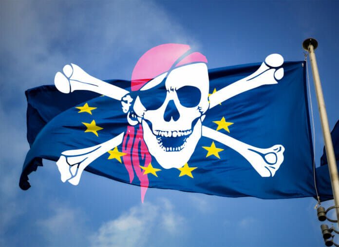 Ausgerechnet auf offiziellen EU-Websites findet sich Piraterie-Scam.