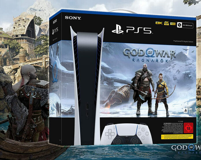 Amazon reduziert die PS5 Digital-Edition inkl. God of War Ragnarök auf 479,99 €