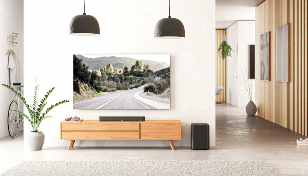 Die Sennheiser Ambeo Soundbar Mini hat ähnliche Maße wie die Sonos Beam Soundbar