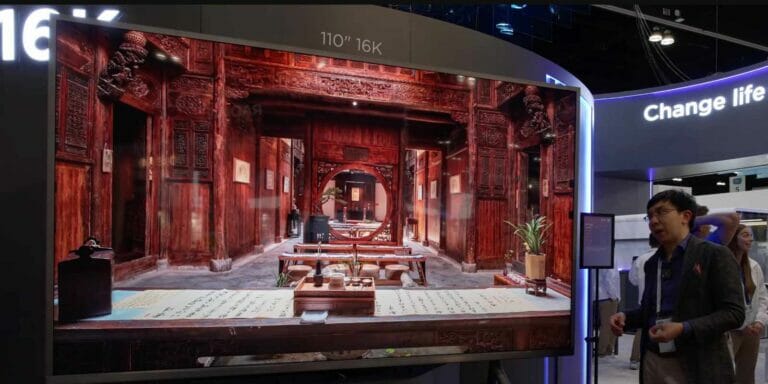 16K ist da: BOE zeigt Konzept-TV auf der Display Week 2023