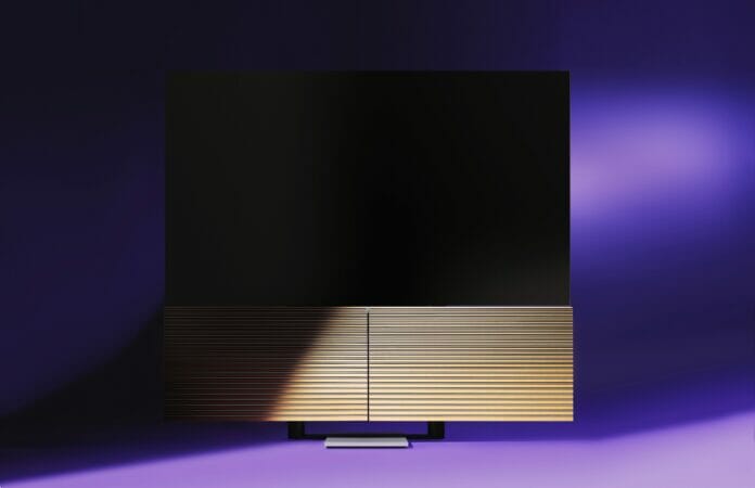 Bang & Olufsen bringt den Beovision Harmony mit 97 Zoll auf den Markt.