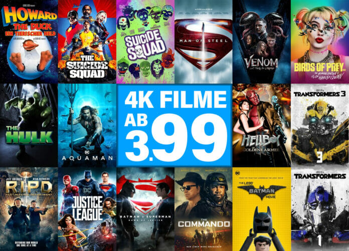 Günstige 4K Filme aus dem DC Comics-Universum findet ihr jetzt auf Apple TV / iTunes