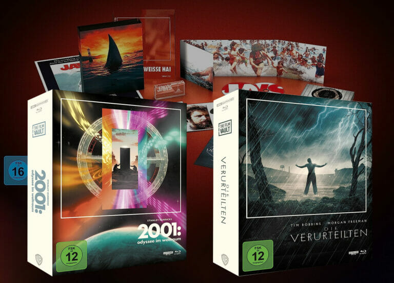 XXL-Collectors Editionen beliebter Klassiker auf 4K Blu-ray (Apollo 13, Der weiße Hai, Die Verurteilten…)