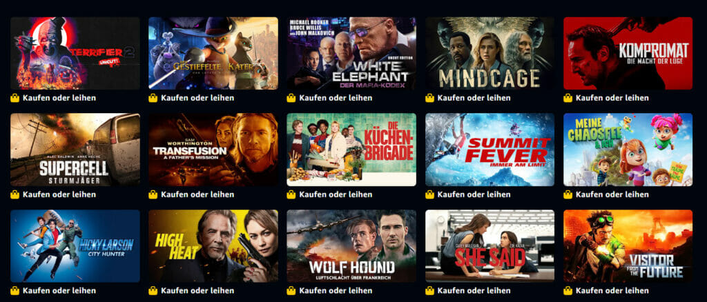 Filme für je nur 99 Cent ausleihen als Amazon Prime-Kunde