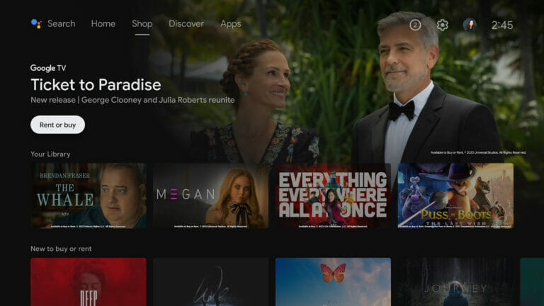 Android TV mit noch mehr Werbung: Start eines Shop-Tabs