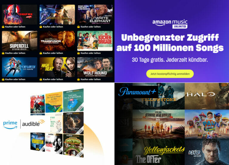 Medien-Deals bei Amazon: Filme für 99 Cent leihen, Paramout+ 7 Tage gratis uvm.