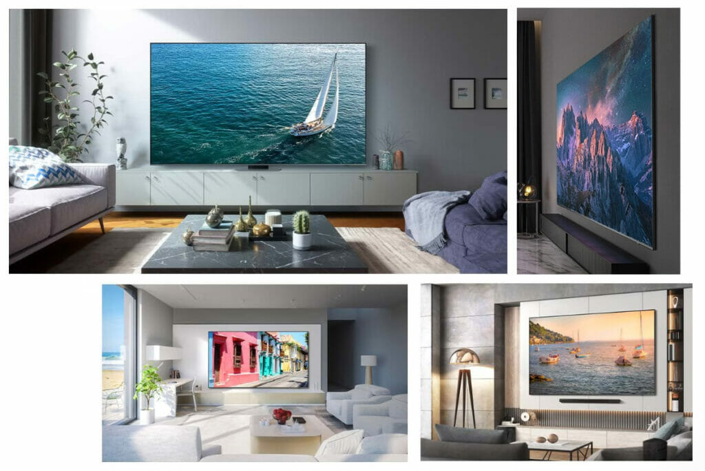 Impressionen des 98 Zoll XXL-TV Q80C von Samsung